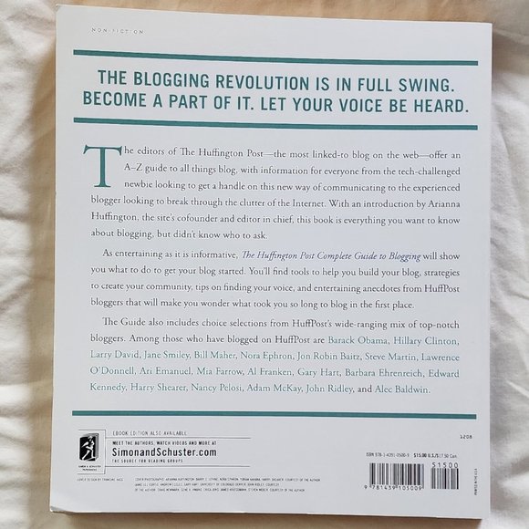 The Huffington Post Complete Guide To Blogging By Arianna Huffington Pap… - Picture 4 of 6